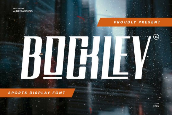Bockley: Unleash the Energy of a Dynamic Sports Display Font