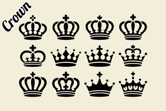 Crown Badge Vector: A Royal Addition to Your Creative Workflow