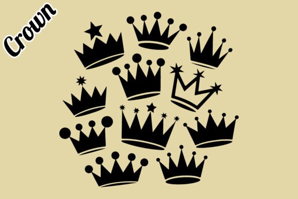 Crown Icons for Cricut Crafts