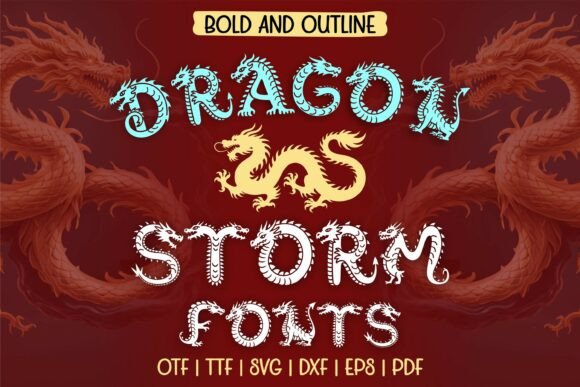 Dragon Storm: A Fantasy-Inspired Font