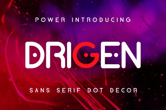 Drigen: A Bold Leap into the Future of Typography