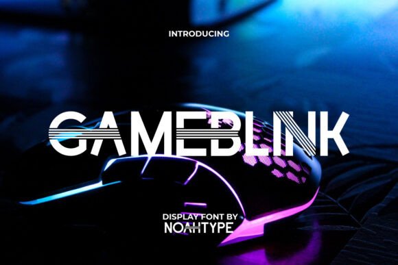 Gameblink: A Futuristic Gaming Display Font for Modern Design