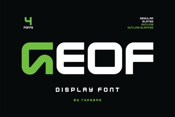 Geof: A Futuristic Font Redefining Modern Design