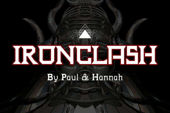 Ironclash: A Bold Font for Industrial and Sci-Fi Designs
