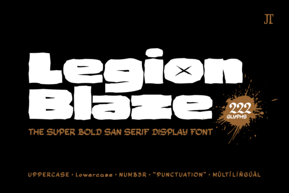 Legion Blaze: A Bold Font for Unforgettable Designs