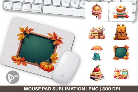 Mouse Pad Back to Autumn: A Stylish and Functional Addition to Your Workspace