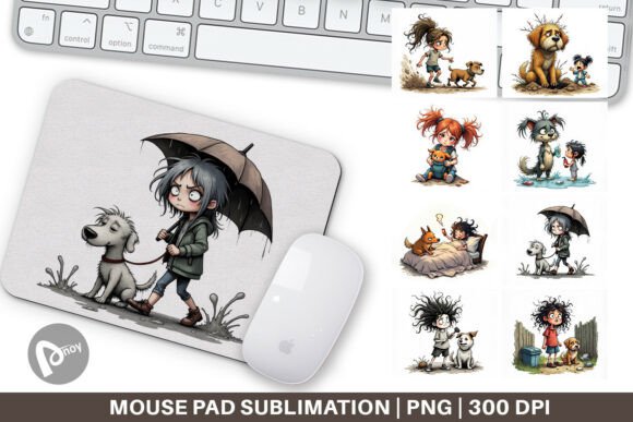Mouse Pad Chaotic Girl Dog: A Creative and Functional Addition to Your Workspace