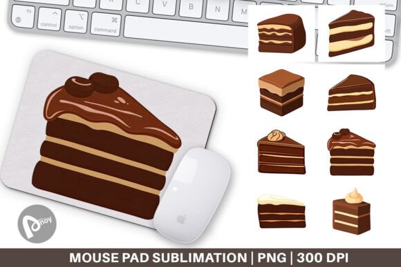 Mouse Pad Chocolate Cake Slice: A Strategic Addition to Your Workspace