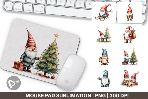 Mouse Pad Christmas Gnomes: A Creative Way to Elevate Your Work Space