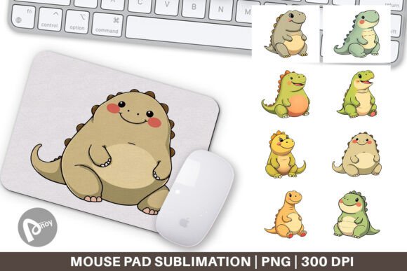 Mouse Pad Chubby Dinosaur: A Stylish and Functional Addition to Your Workspace
