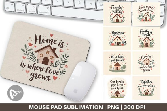 Mouse Pad Cozy Family and Friends Quotes: A Stylish Way to Boost Productivity and Comfort