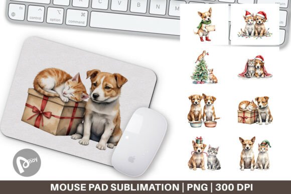 Mouse Pad Festive Pets: A Stylish and Functional Addition to Your Workspace