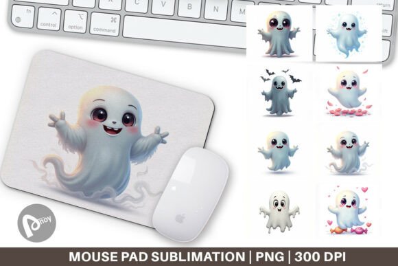 Mouse Pad Ghostly Twists