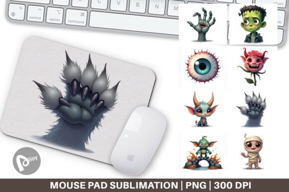 Mouse Pad Monster Mashups: Elevate Your Workspace with Sublimation Mouse Pads