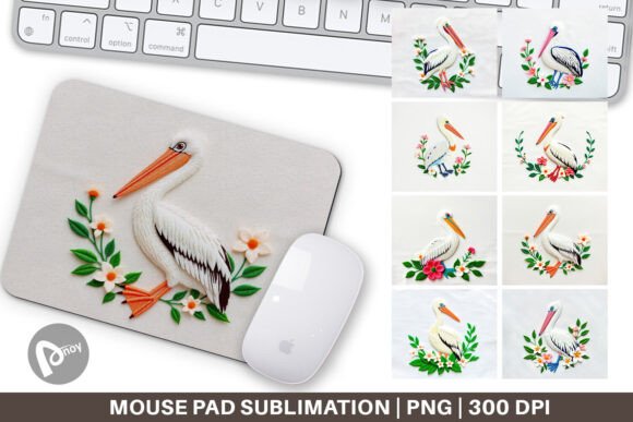 Mouse Pad Pelican Embroidery: A Strategic Addition to Your Workspace