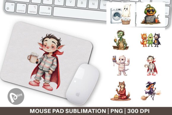 Mouse Pad Quirky Halloween: Fun and Function