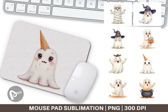 Mouse Pad Sarcastic Halloween Ghost: A Unique Addition to Your Workspace