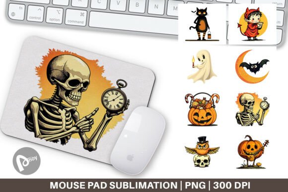 Mouse Pad Timeless Tricksters: A Stylish and Functional Addition to Your Workspace