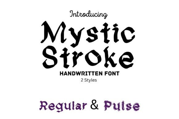 Mystic Stroke: Bold, Mystical, and Uniquely Handwritten