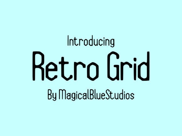 Retro Grid: A Bold, Nostalgic Typeface for Modern Creators