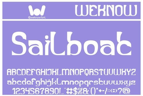 Sailboat: A Whimsical Font for Creative Expression