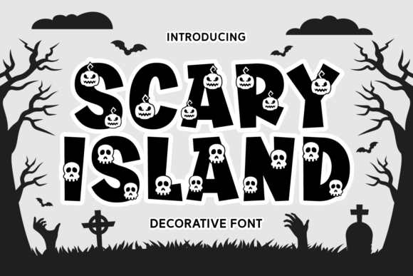 Scary Island: A Bold Halloween Font for Creative Projects