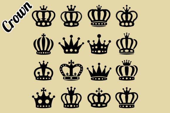 Simple Crown Silhouette Design: A Timeless Symbol for Modern Creativity