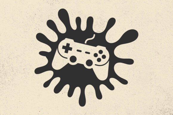 Spatter Gaming Controller SVG: A Digital Design for Precision and Creativity