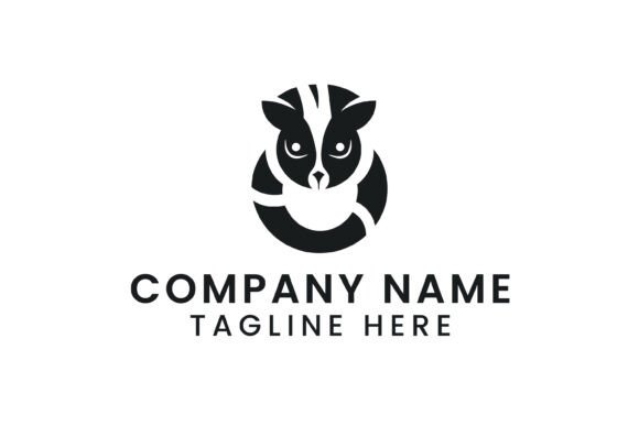 Stylized Raccoon Logo Design: A Symbol of Cleverness and Modern Appeal
