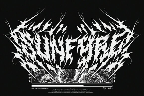 Sunfyre: The Brutal Typeface for Extreme Designs