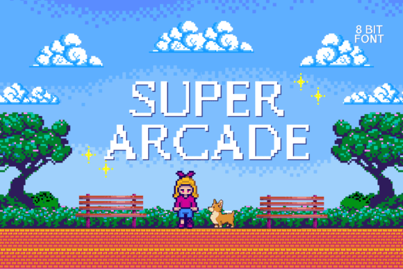 Super Arcade: A Nostalgic Typographic Journey