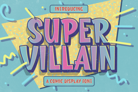 Super Villain: A Bold and Charismatic Typeface for Creative Projects
