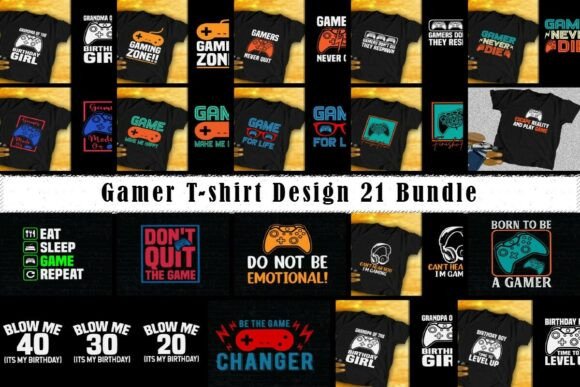 Ultimate Gamer T-Shirt Bundle